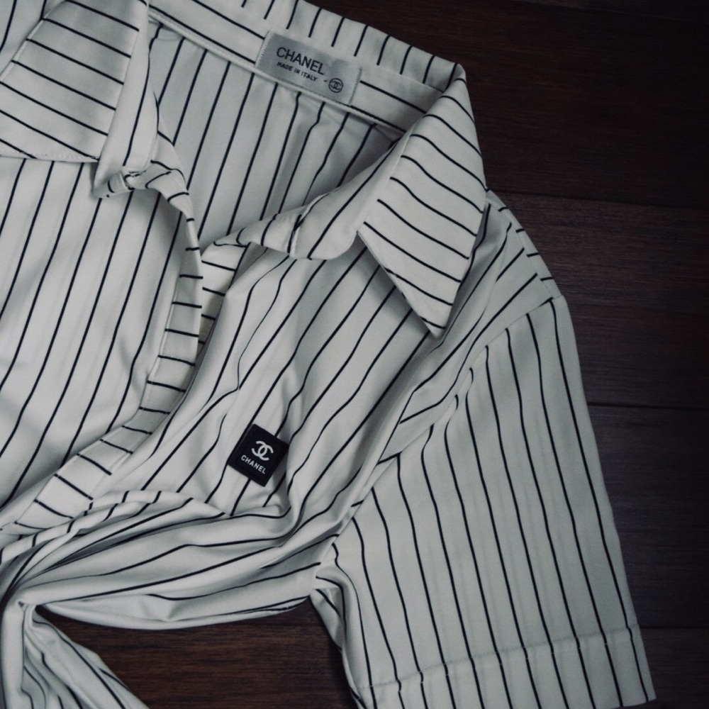 Chanel white polo